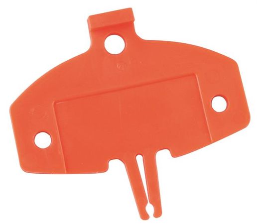 TRANSPORTSICHERUNG für Shimano Ice Tec Scheibenbremsen  rot