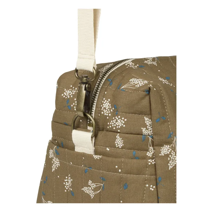 Nobodinoz Sac à langer Stories en coton bio | Brun