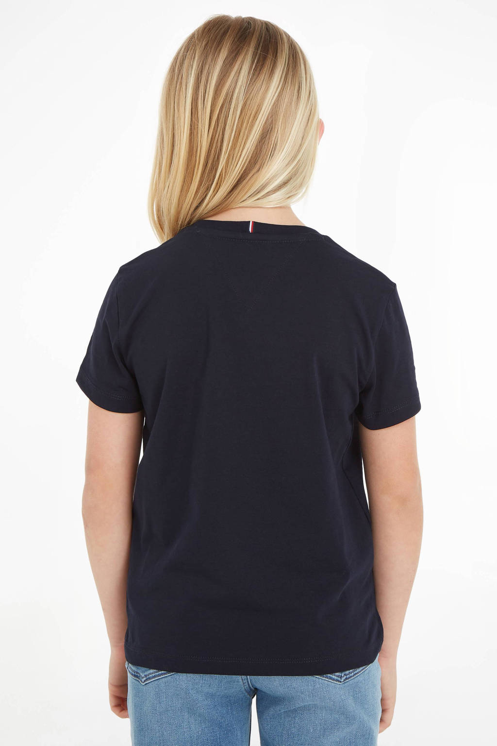 Tommy Hilfiger T-shirt MONOTYPE met tekst zwart