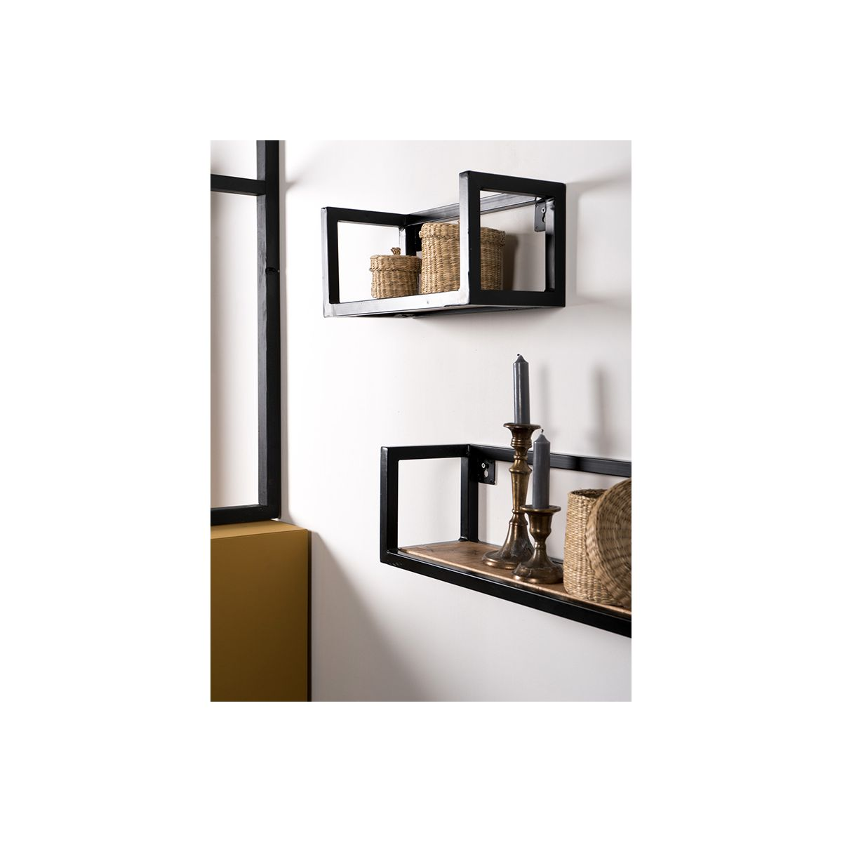 Wandplank Vintage – Set van 2 Klein