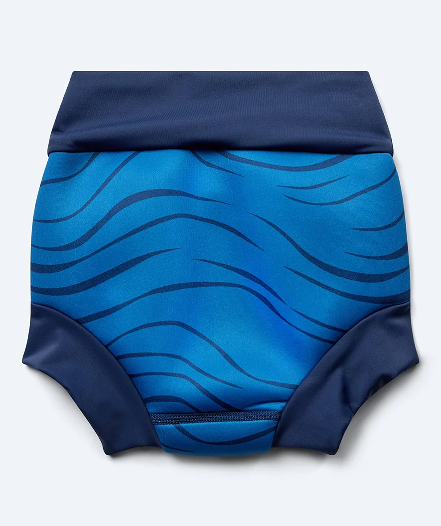 Watery blebadebukser til børn - Neoprene Swim Nappy - Fjord Blue