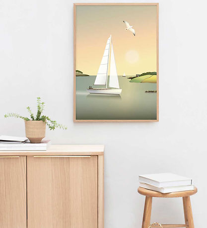 Vissevasse Poster - 30x40 cm - Sailboat