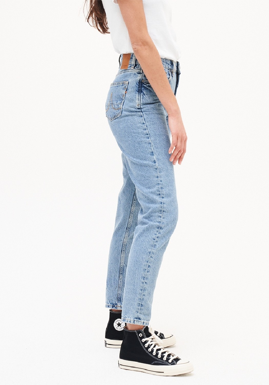 Kuyichi Damen-Jeans Nora Mom Fit Heritage Blue