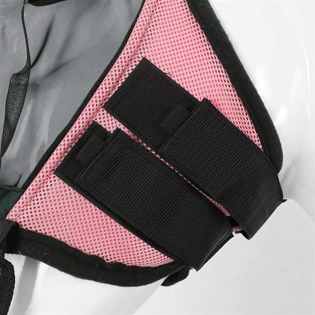 Vliegenmasker HORSEGEAR HGAfneembare Neusflap Roze