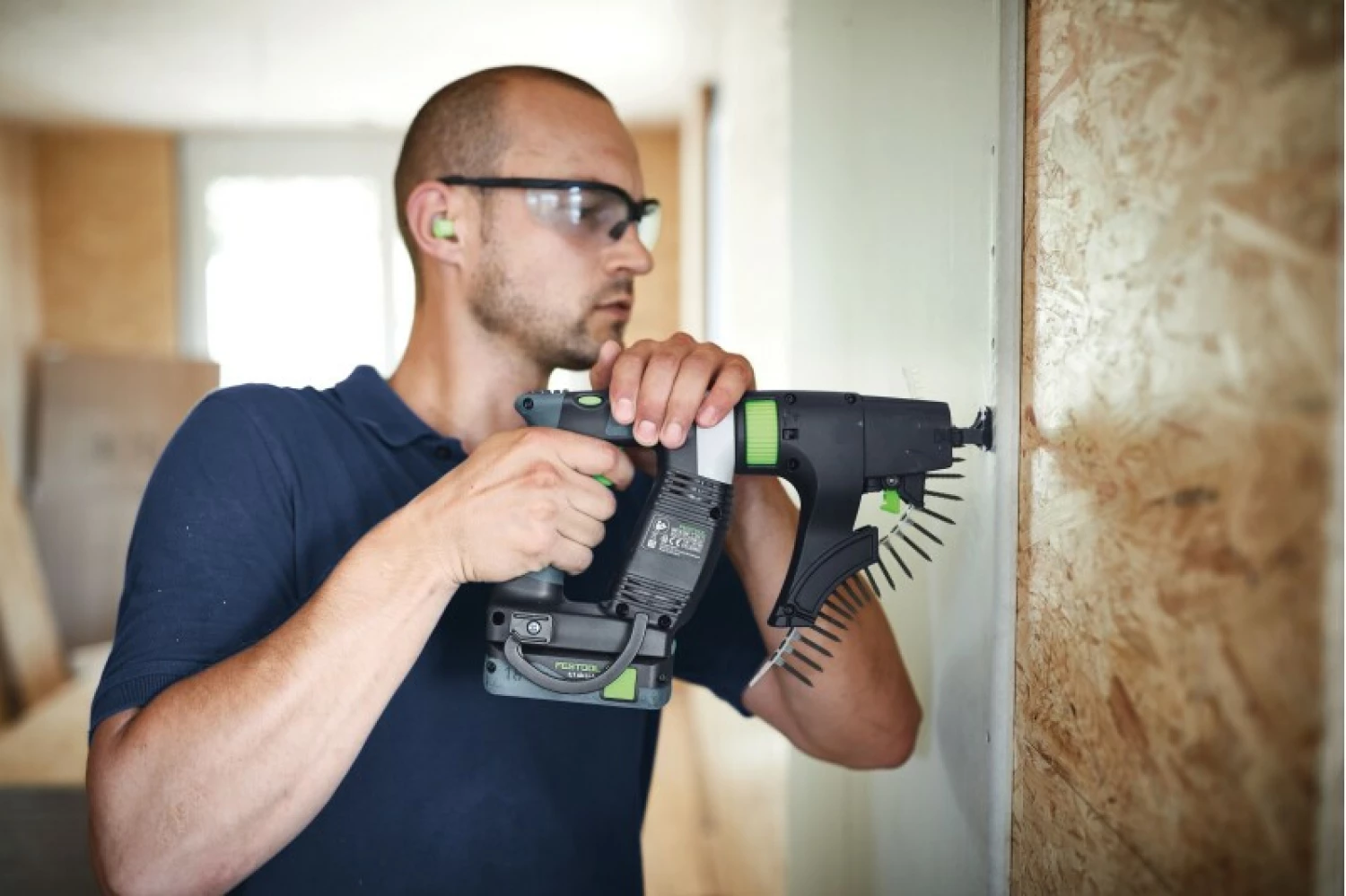 Festool DURADRIVE DWC 18-4500-Basic 18V Li-Ion accu bandschroefmachine body in systainer - 14Nm - 55mm