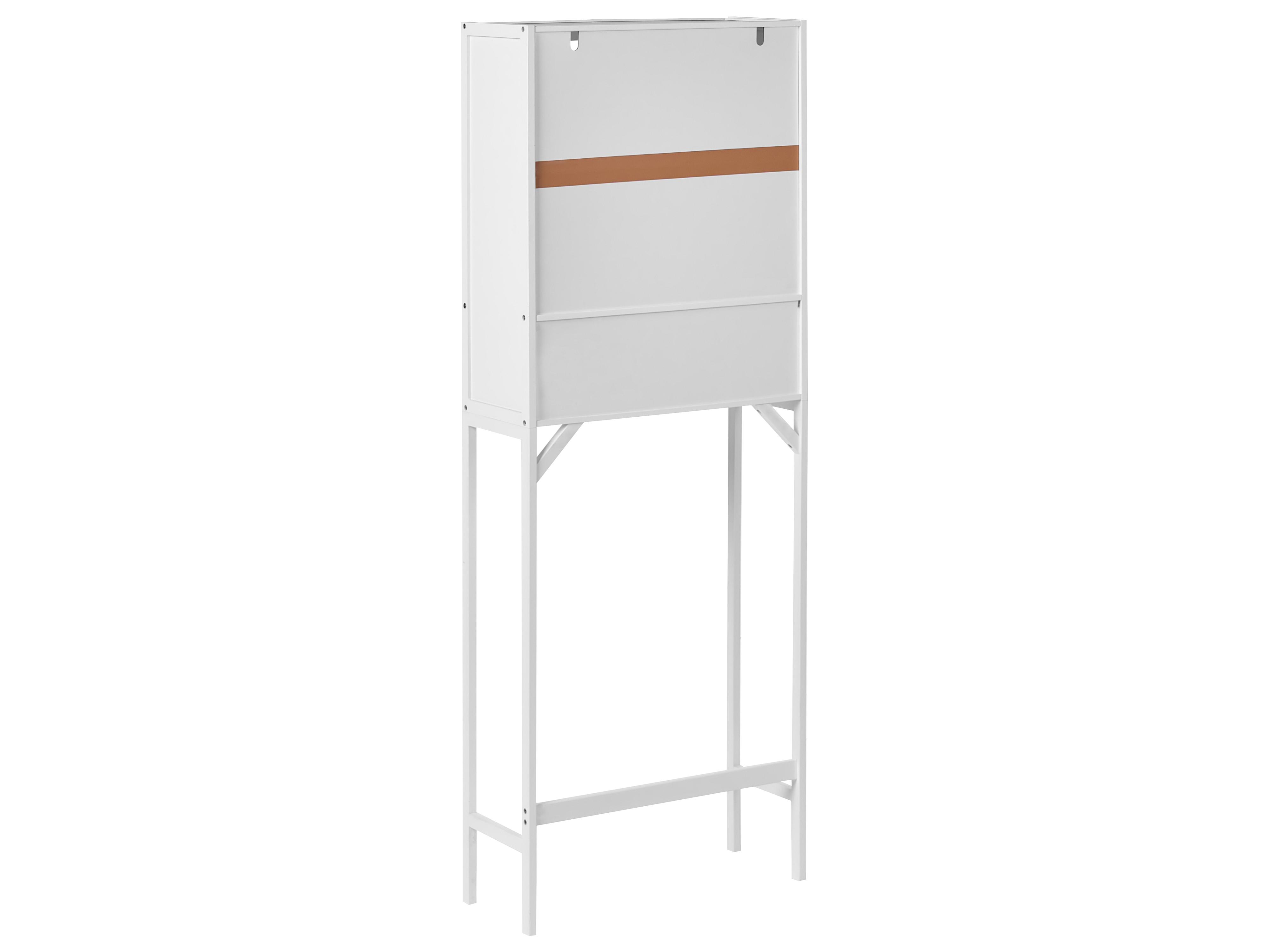 Badkamermeubel OKARCHE Bamboehout 63 cm Wit