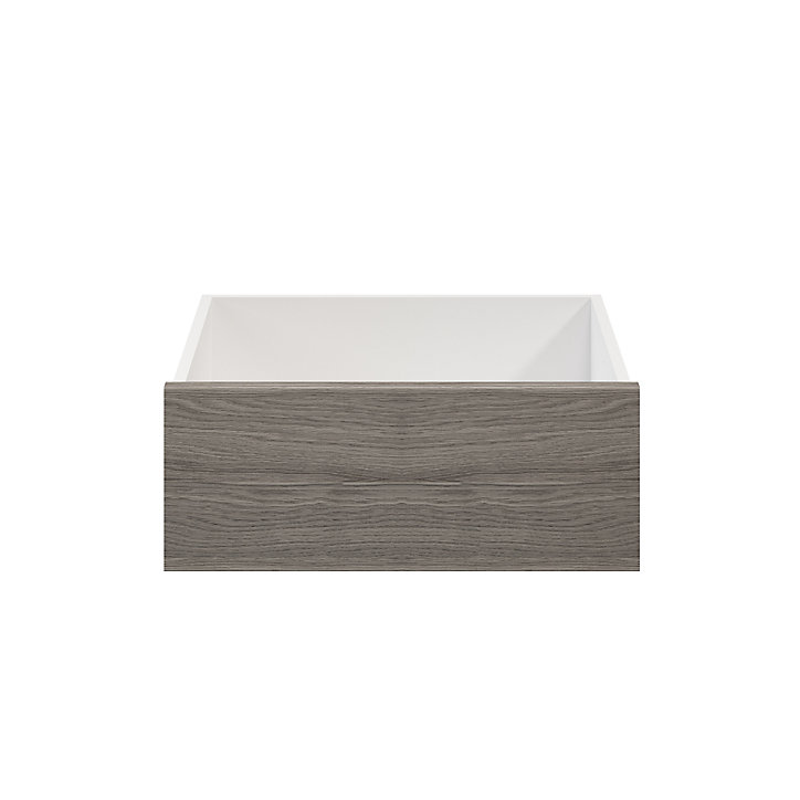 Tiroir intérieur effet chêne grisé GoodHome Atomia H. 17 x L. 46,4 x P. 39 cm