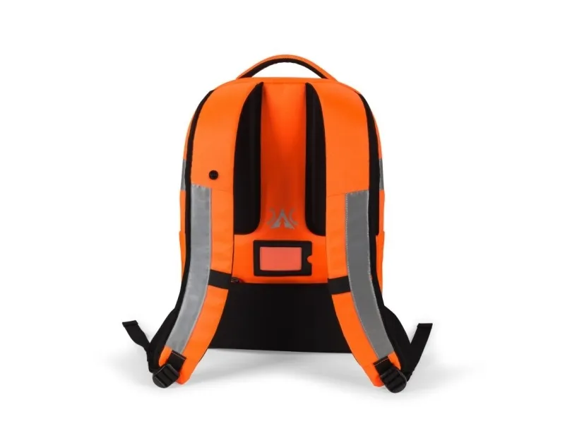 DICOTA Hi-Vis - Rygsæk - 25 liter - termoplastisk polyuretan (TPU), 600D RPET - orange