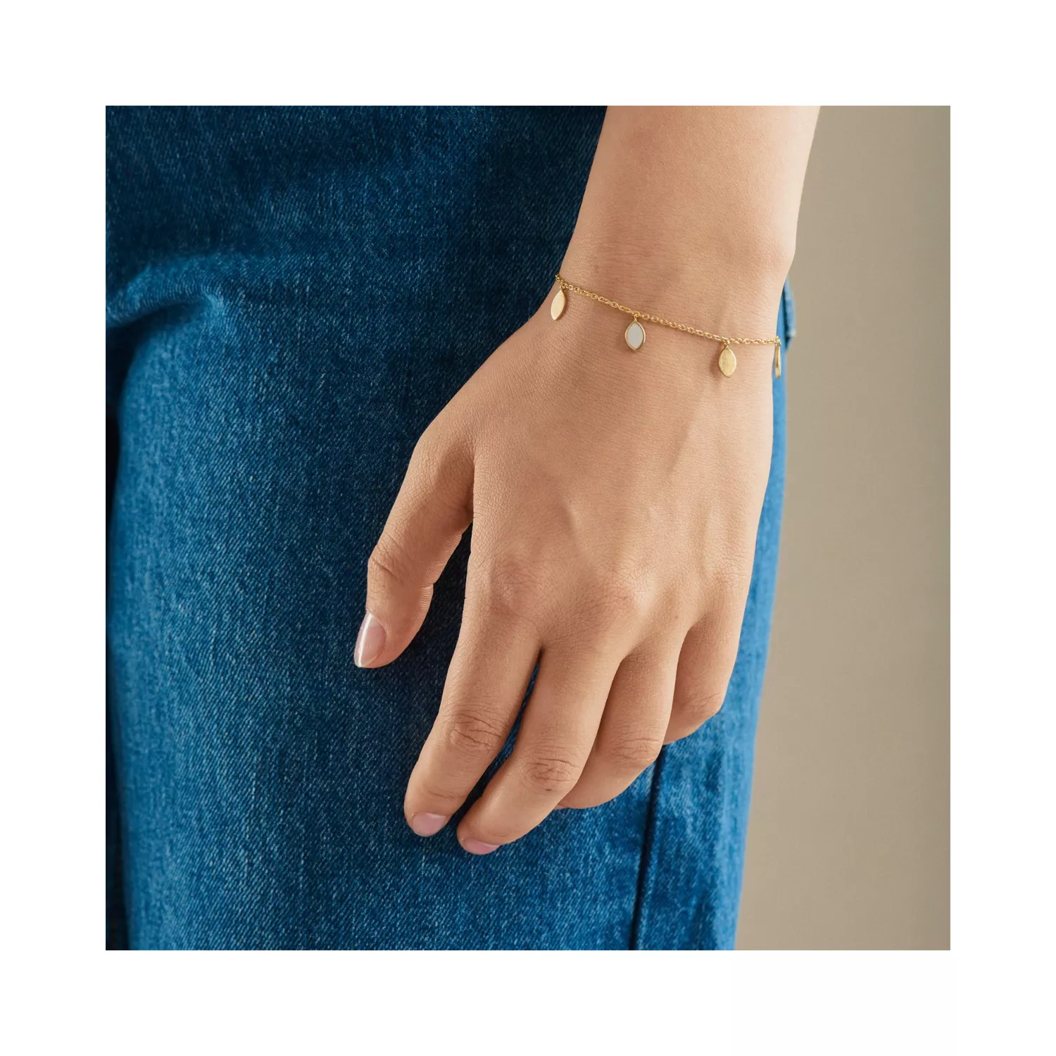 Pernille Corydon Flake Armbånd Sølv b-389-s