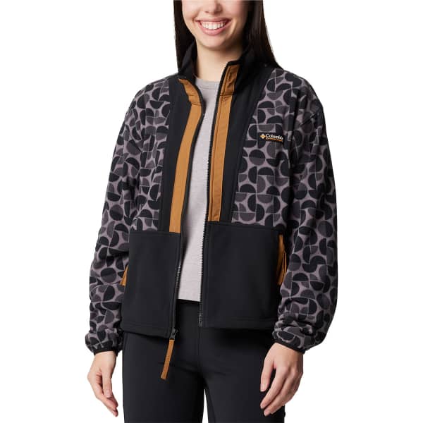Veste polaire COLUMBIA BACKBOWL II PRINTED FULL ZIP FLEECE W BLACK RETROSCAPE PRINT/BLACK