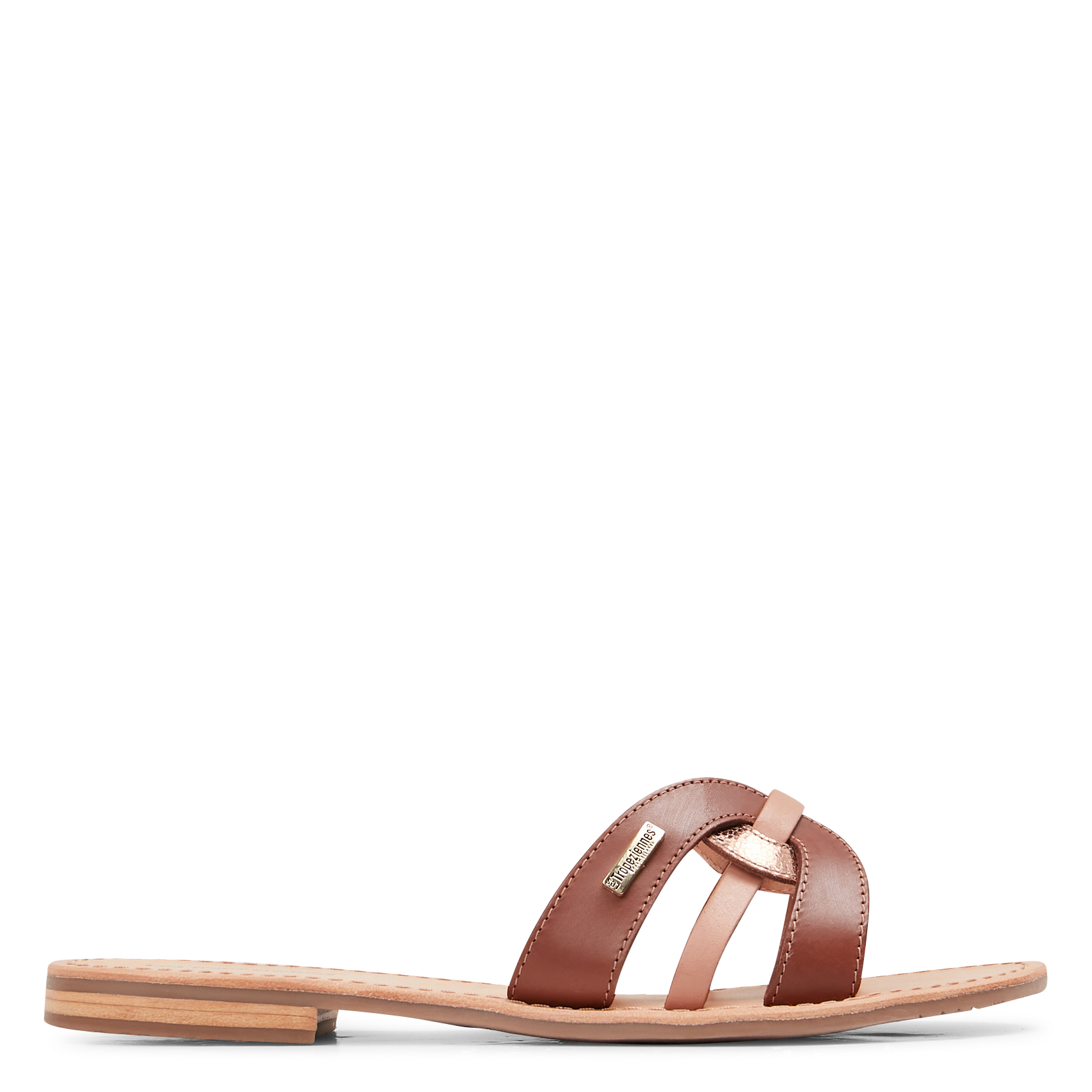 HAMSUKO - Mules en cuir| Blanc