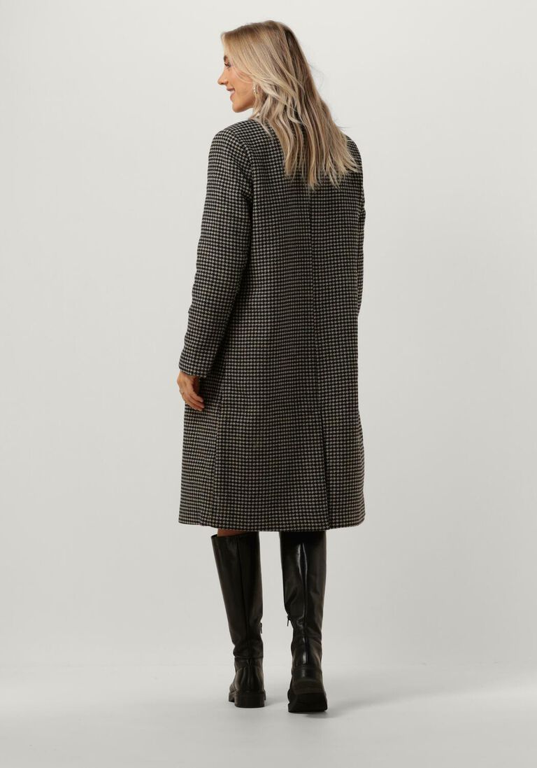 MSCH COPENHAGEN gebroken wit msch copenhagen mantel mschgenesis long jacket chk