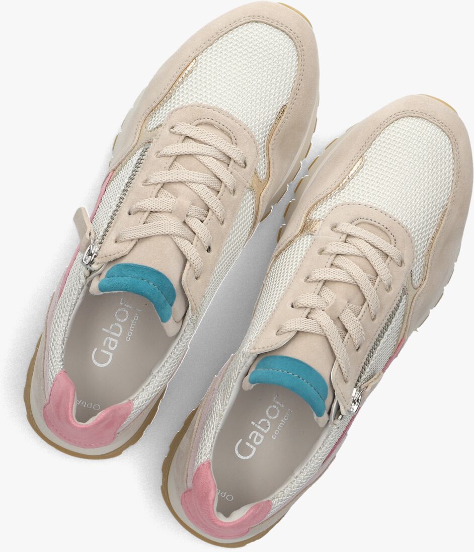 beige gabor lage sneakers 378