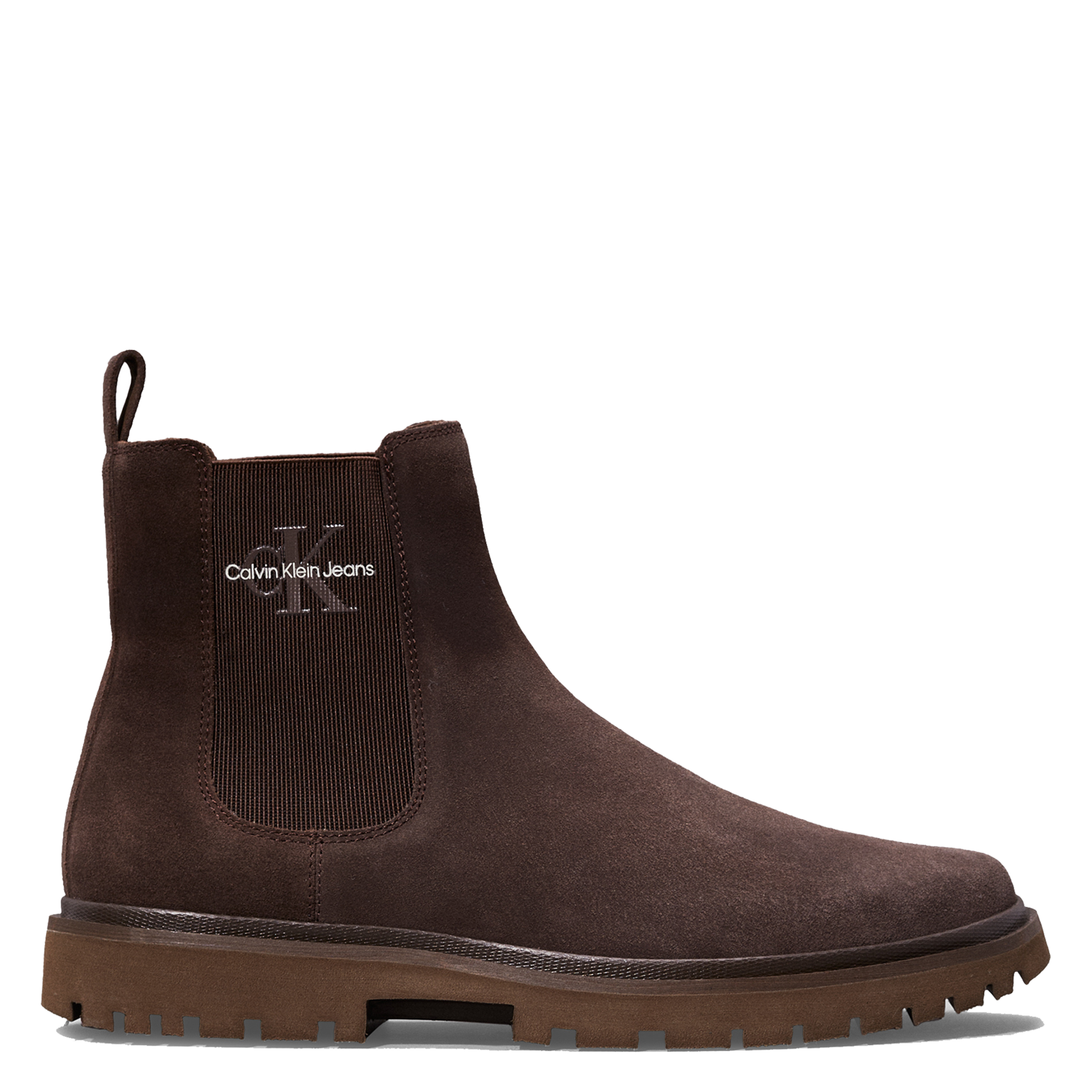 Bottines en cuir velours | Marron