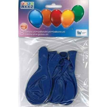 Karaloon Ballon blau 8 Stück Heliumqualität