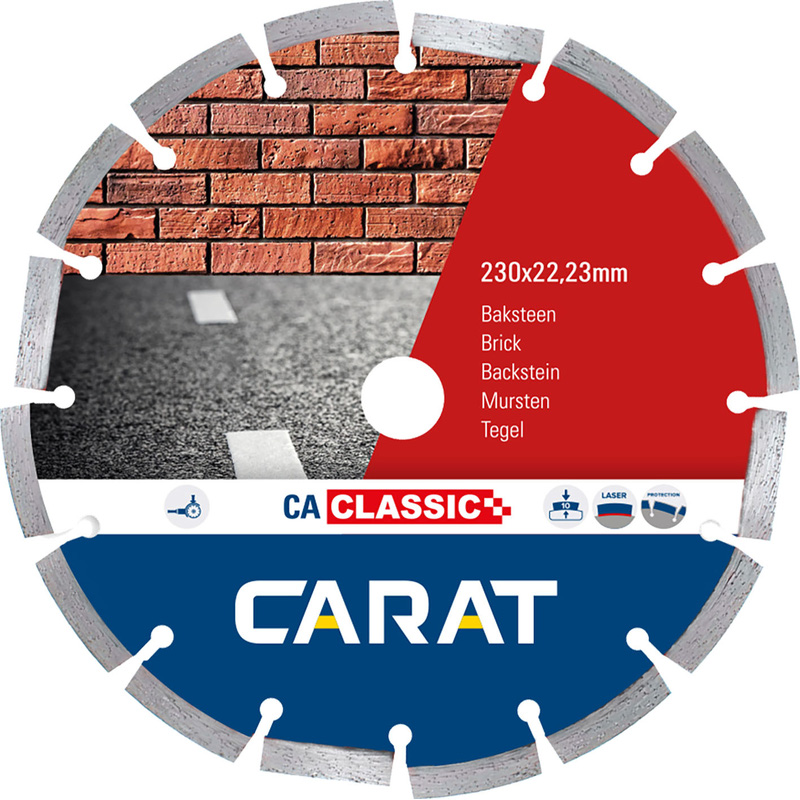 Carat diamantzaag baksteen ca classic Ø230x22,23mm