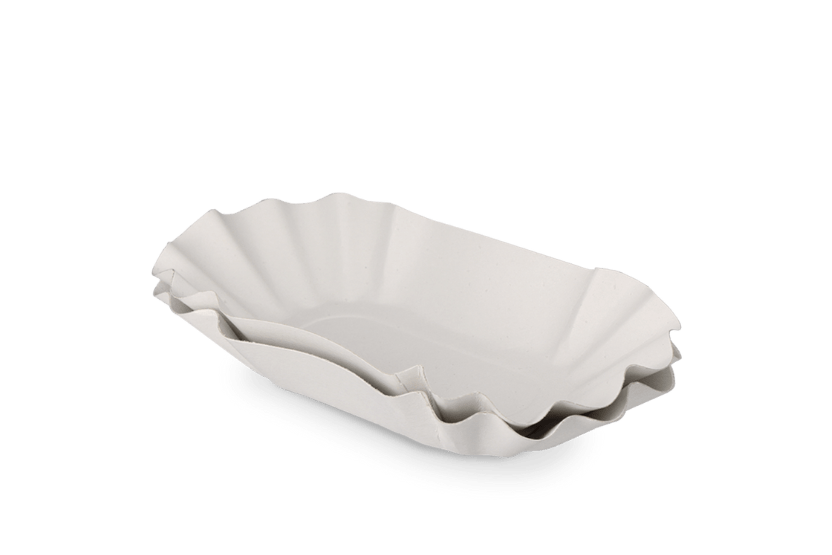 Kartonnen bakje wit 120x210x35mm