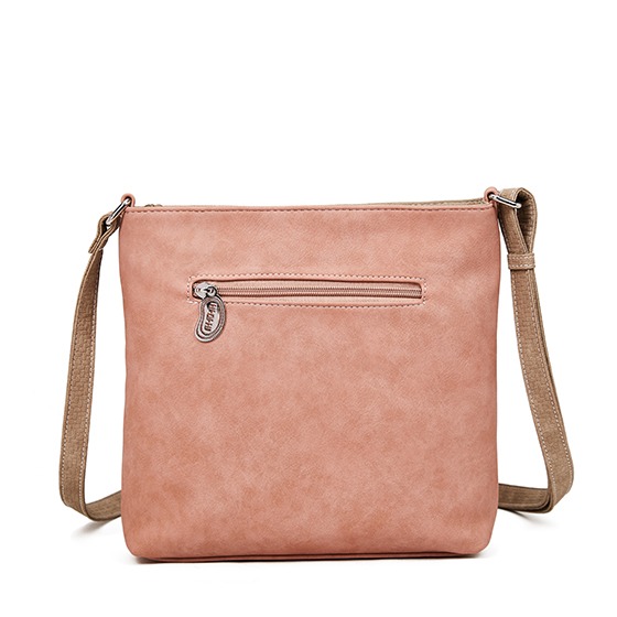 Hi-di-Hi Appetizer Crossbody Bag Pink/ Beige