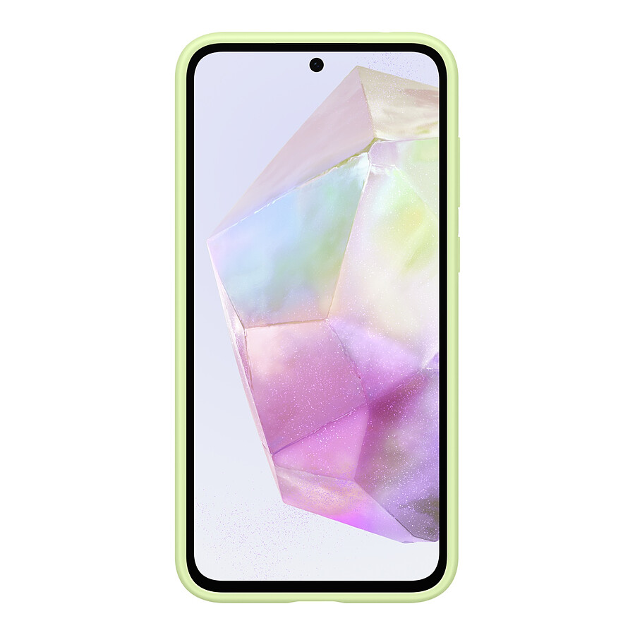 Samsung Coque avec porte-carte Vert pour Galaxy A35 5G