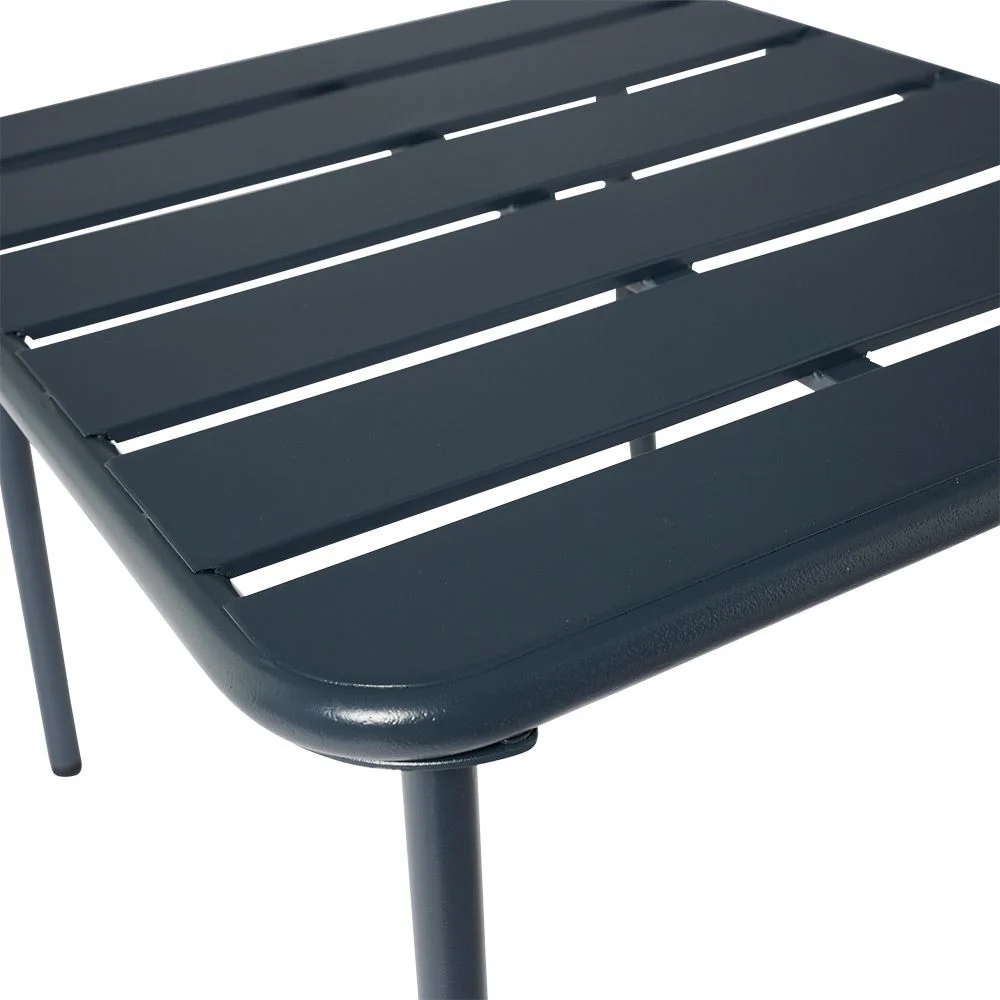 Table basse de jardin Fun métal gris
