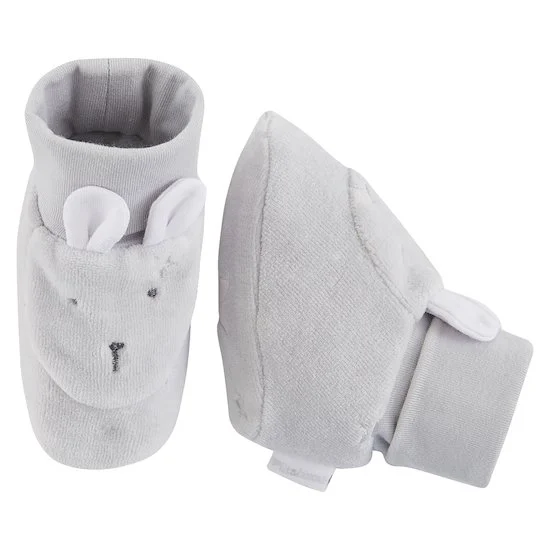 Chaussons Lapin Câlin   Gris        de               P'tit bisou