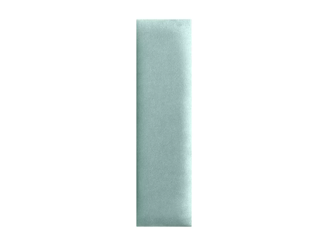 DHOME Lot de 1 Panneaux muraux en tissu auto-adhésifs Panneaux muraux absorbants acoustiques Protection contre les chocs (Vert d'eau, 60x20cm, x1)