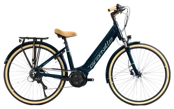 Vélo de Ville Électrique Granville E-Integrated 30 Plus Unisex Shimano Acera 7V 500 Wh 700 mm Bleu Night