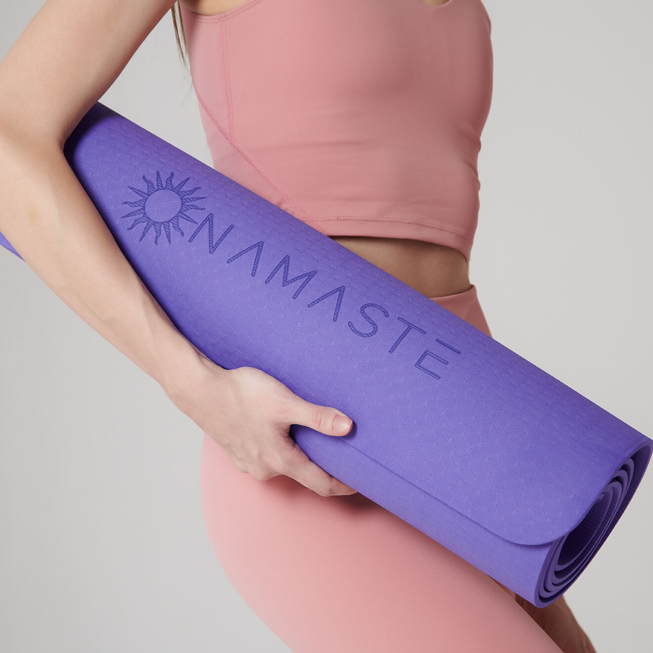 Onamaste Tapis de sport mat violet - 181x61x0.5 cm