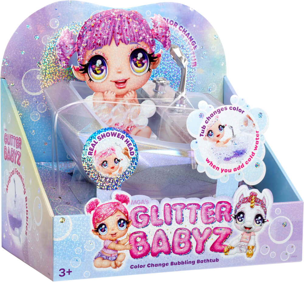 Glitter Babyz Color Change Bubbling Bathtub
