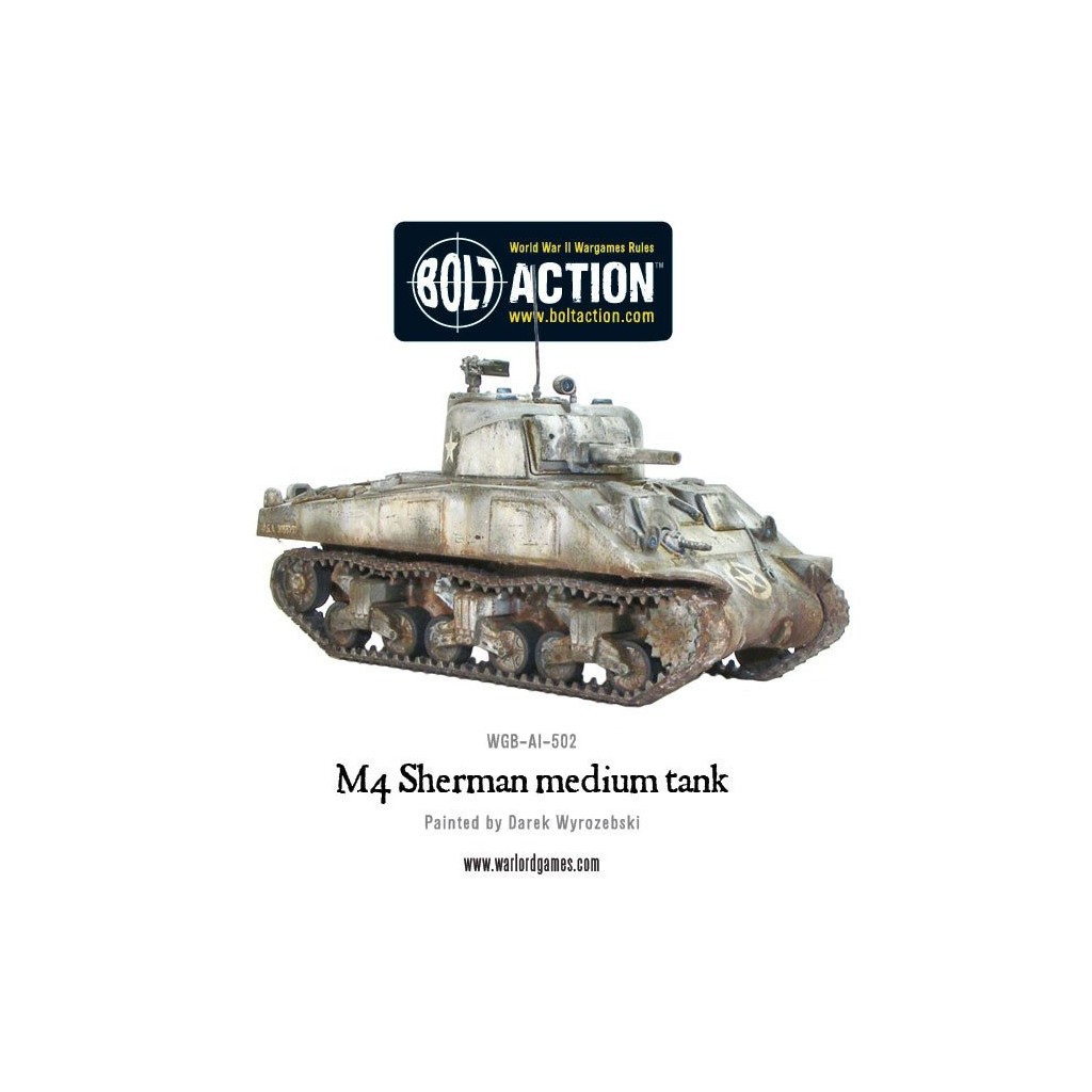 Bolt Action - M4 Sherman medium tank (plastic)
