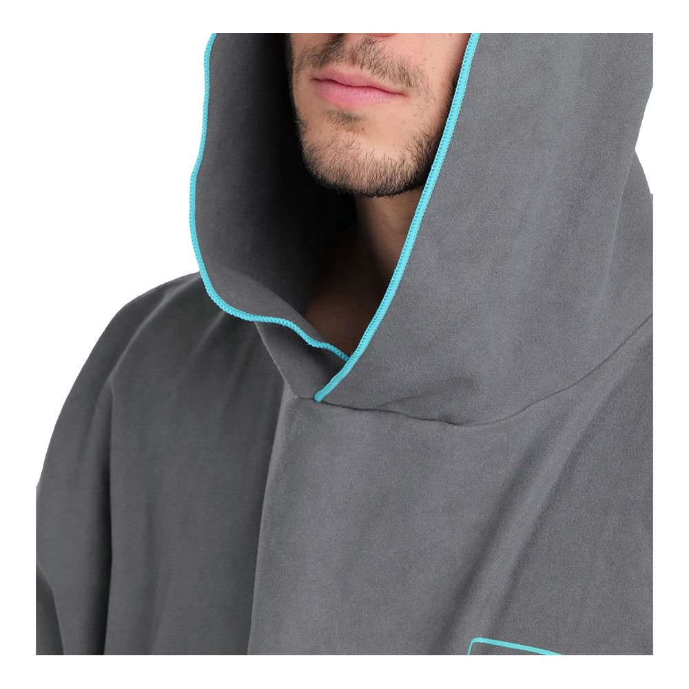 Arena SMART PLUS - Poncho dark grey/sky