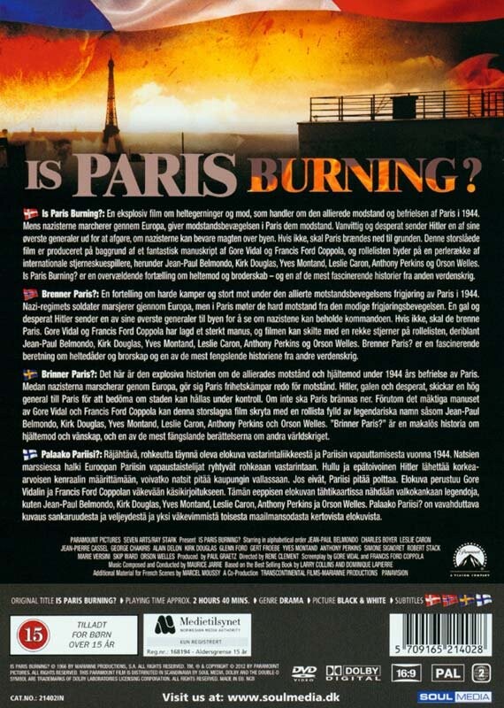 Brænder Paris? / Is Paris Burning? - DVD