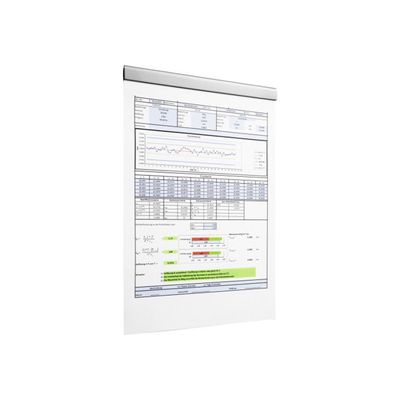 Durable Durafix - 5 Barres d'affichage adhésives 210 mm - argent métallisé - pour documents A4 portrait ou A5 paysage