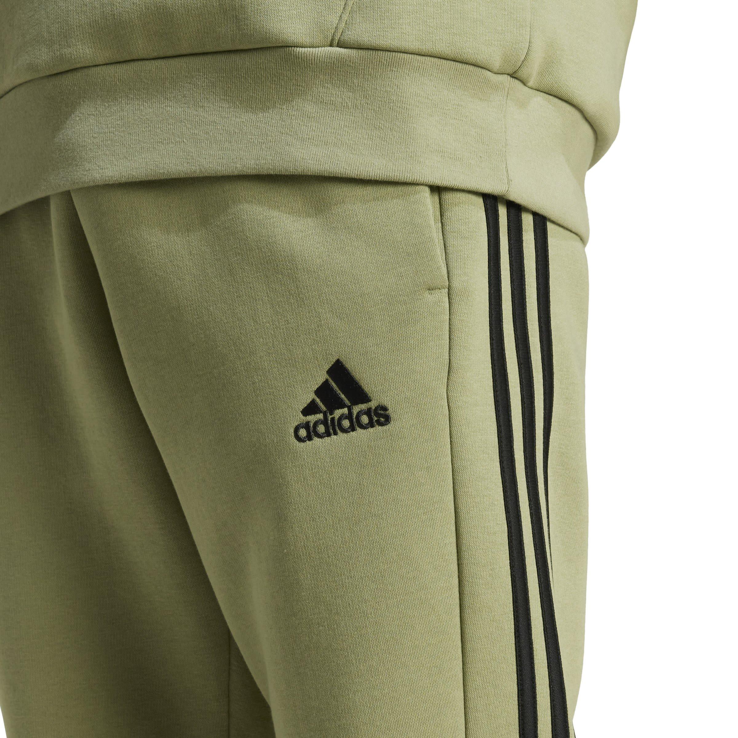 adidas Essentials Fleece Tapered Cuff 3-Stripes Joggers