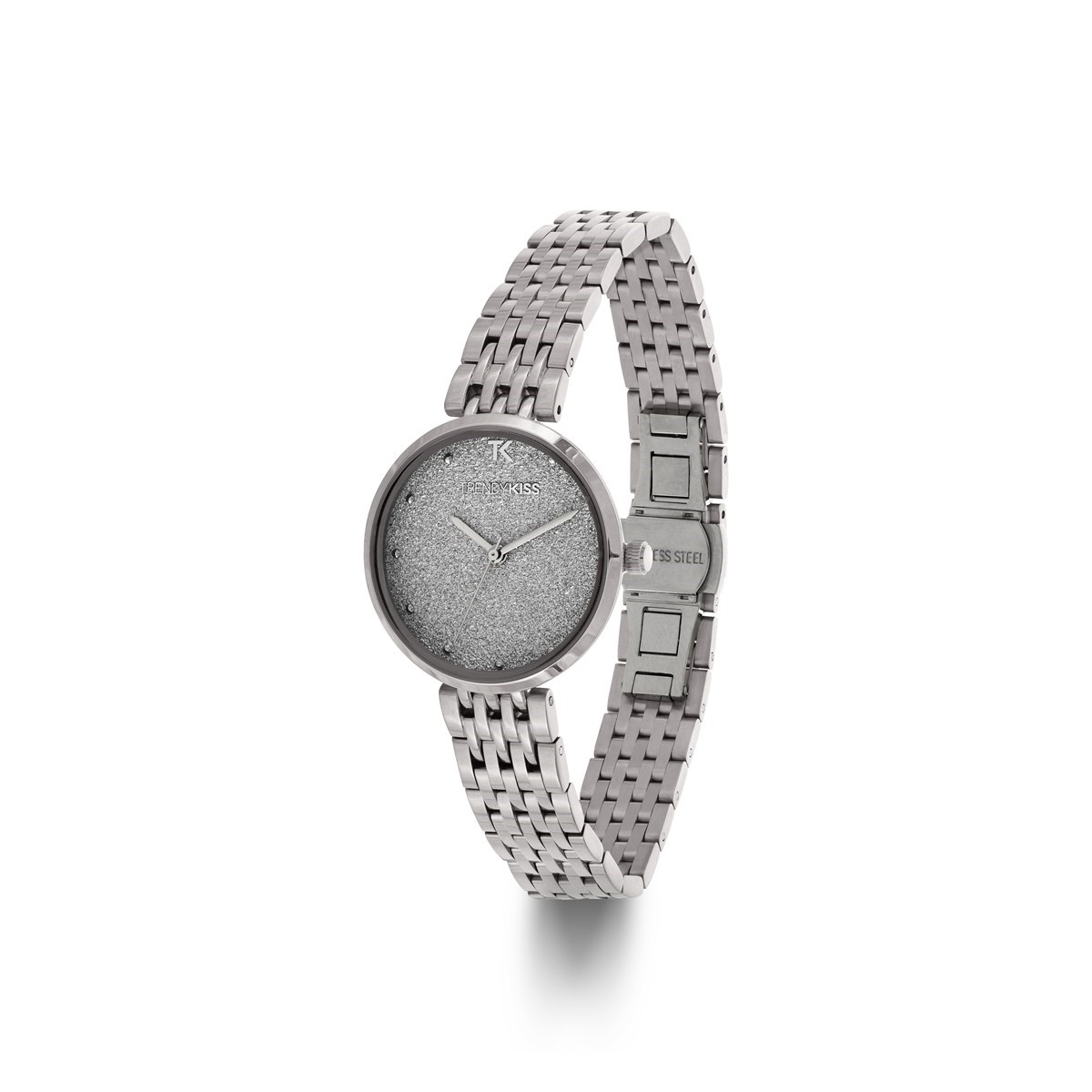Montre analogique acier inoxydable cadran pailleté AYA