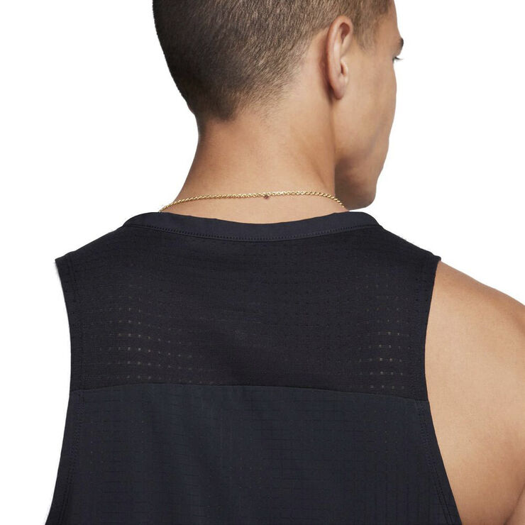 Nike Dri Fit Trail Solid Tank Top Sort