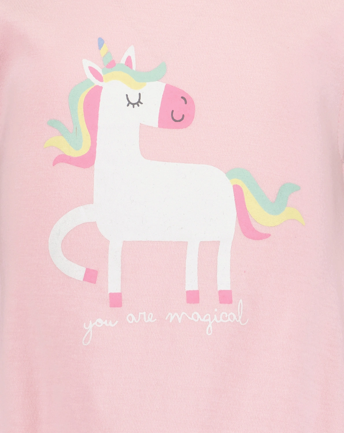 Kurzarm-Kleid YOU ARE MAGICAL in rosa