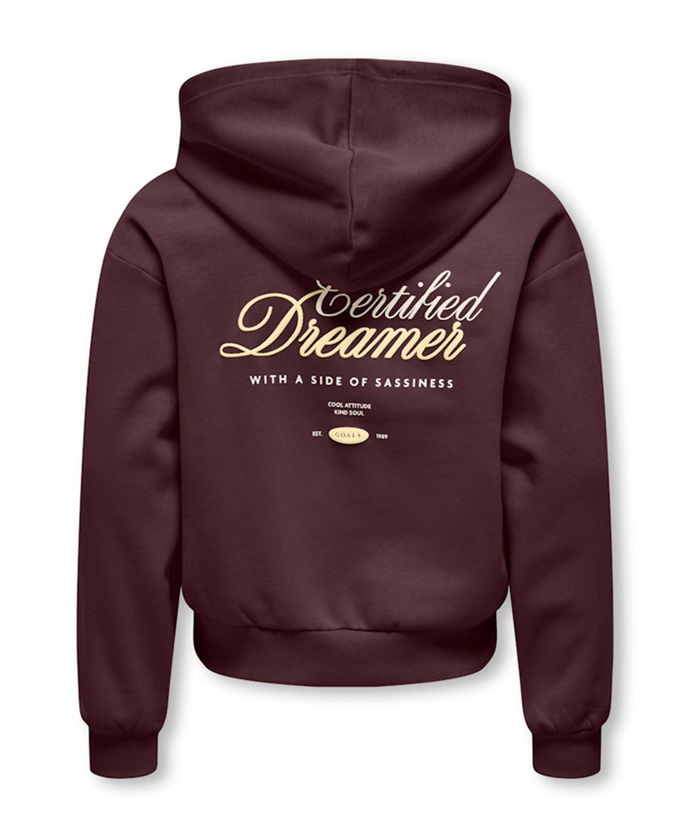 Only Meisjes hoodie bruin