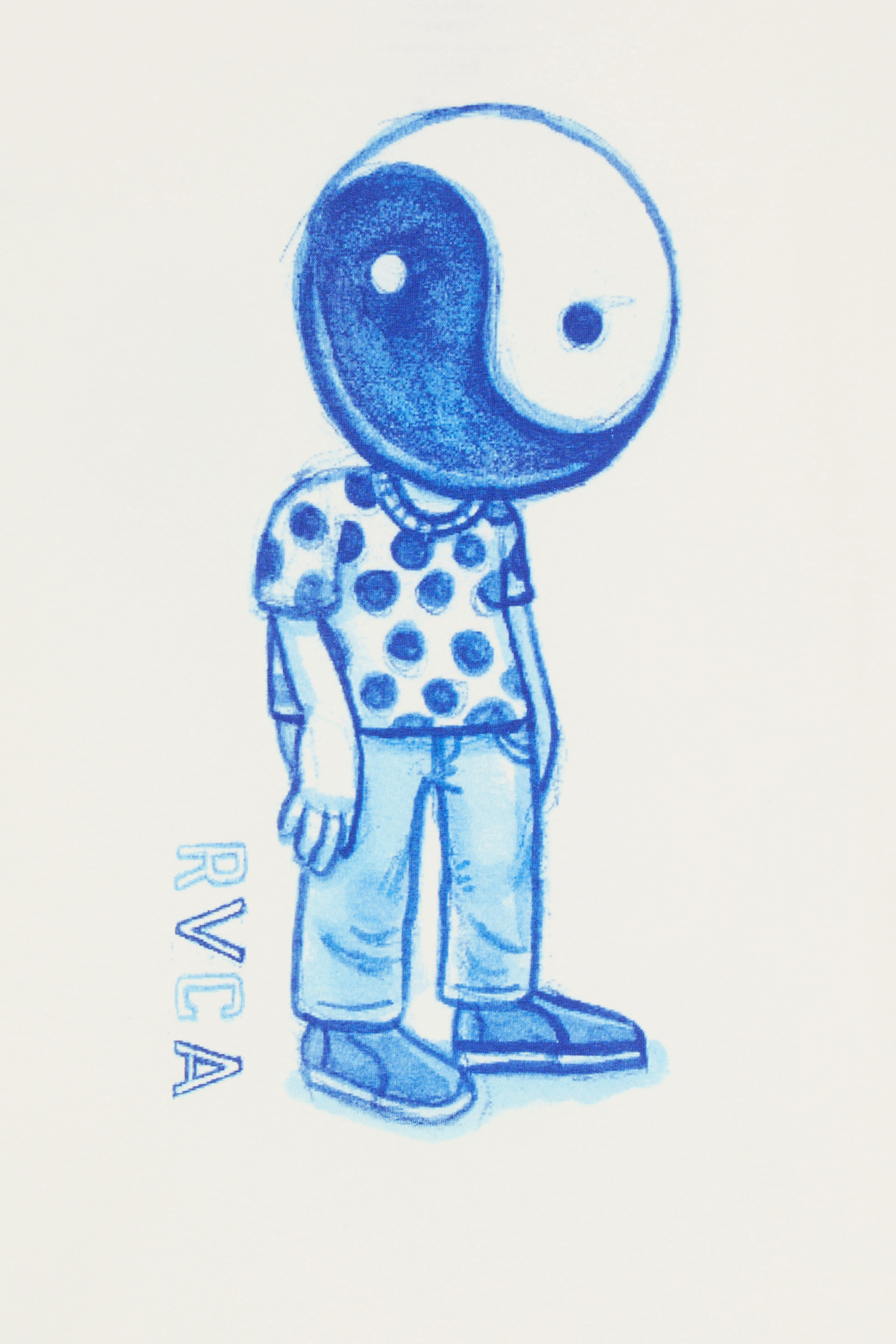RVCA T-shirt BALANCE BOY Blanc