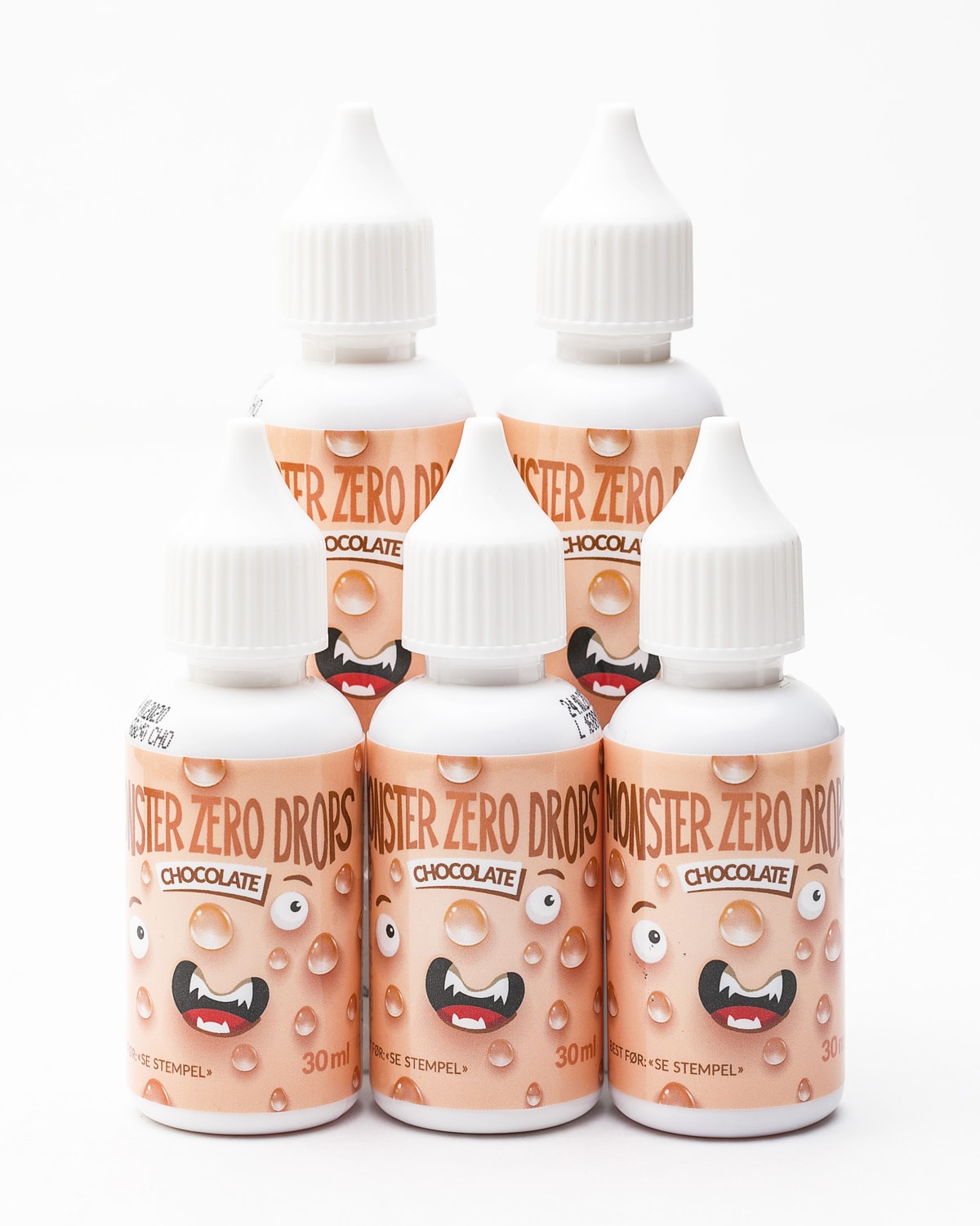 Monster Lavkarbo Zero Drops - Chocolate 5x30ml FEMPAKNING!