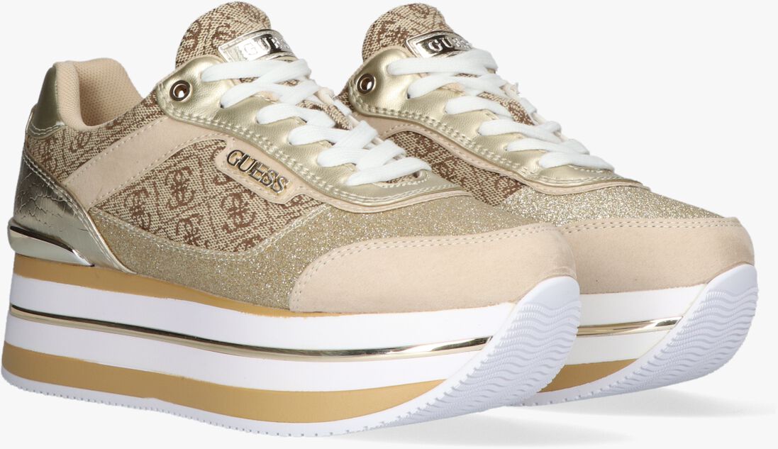 GUESS gouden guess lage sneakers hansin