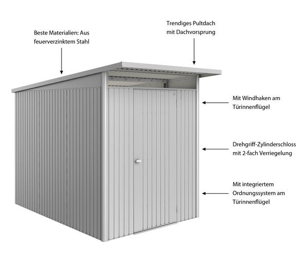 Biohort Metallgerätehaus AvantGarde ECO A3,