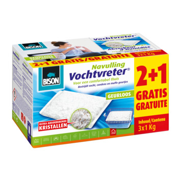 Bison Vochtvreter navulling ultra neutraal 2 1 gratis 3 kg