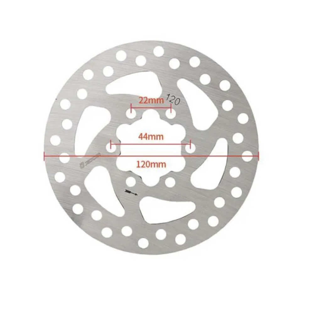 Disque de Frein Hexagonale 120 mm Trottinette Électrique Kaabo Skywalker 8S