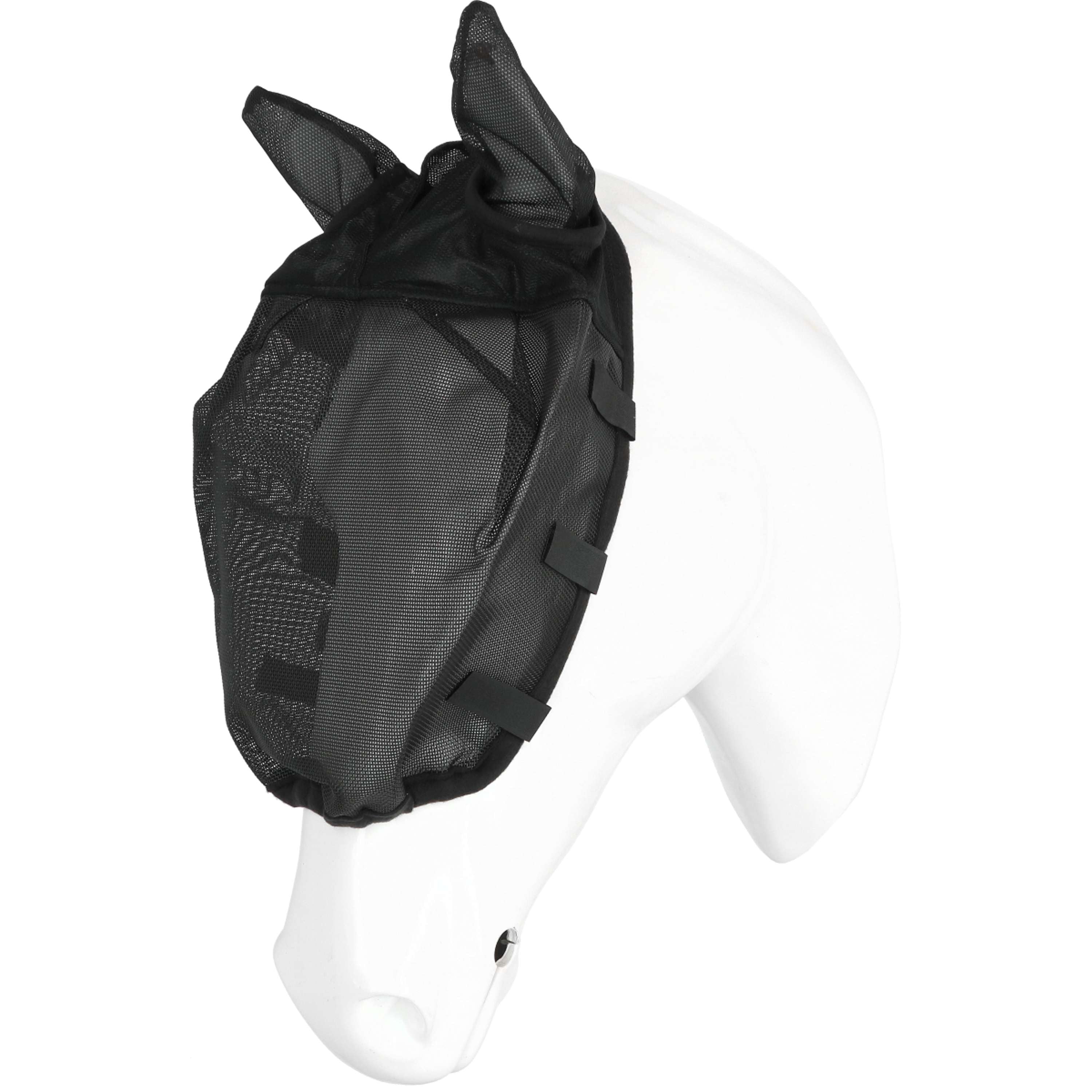 EQUITHÈME Vliegenmasker Halster met UV-Bescherming Zwart