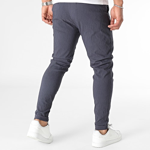 Pantalon Chino Skinny Bleu Marine