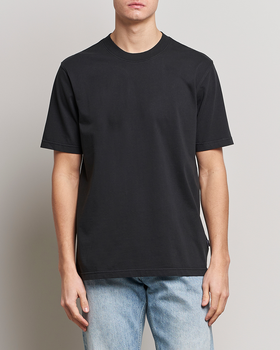 NN07 Adam Pima Crew Neck T-Shirt Black