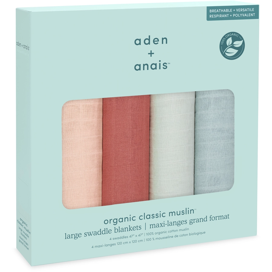 aden + anais™ Pucktücher Mother Earth 4er-Pack