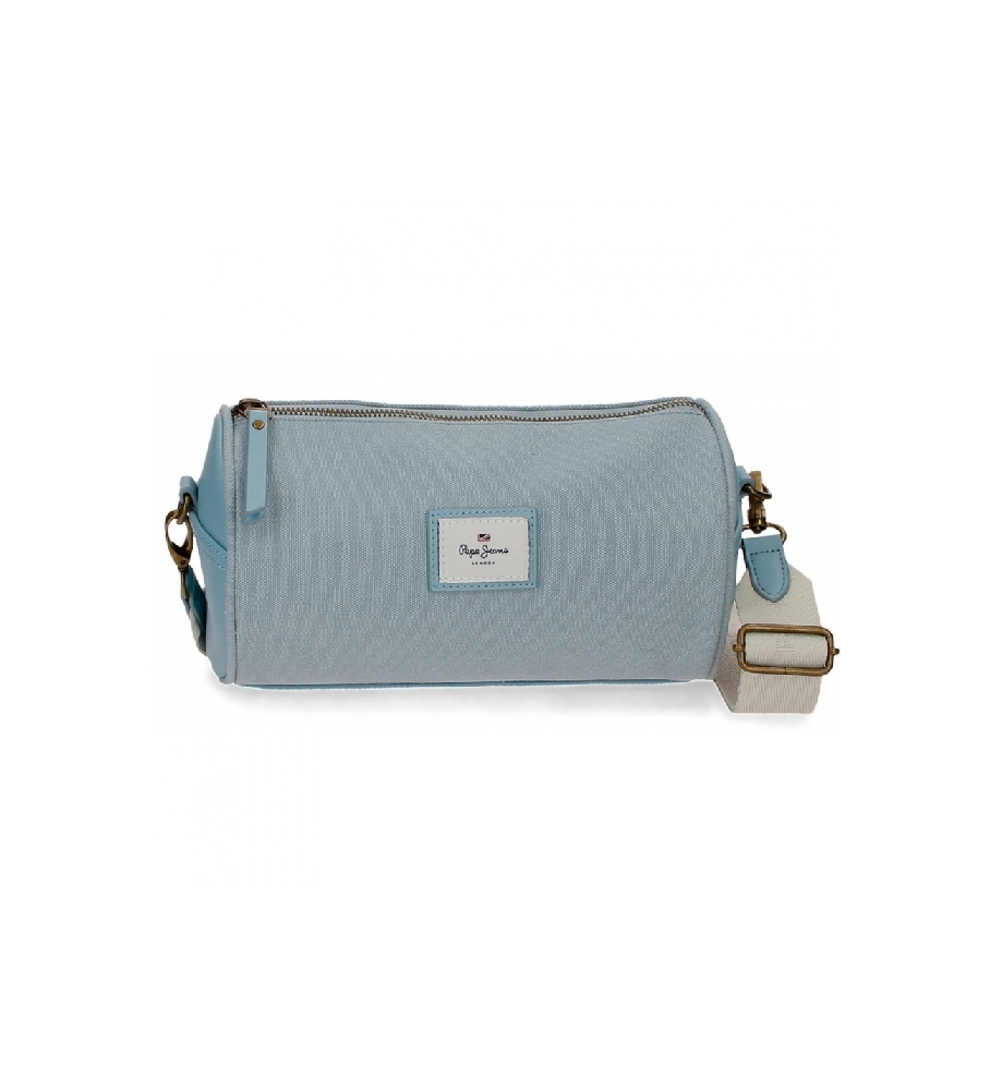 Bolsa de ombro redonda Pepe Jeans Cora, azul - 24x13x13cm -