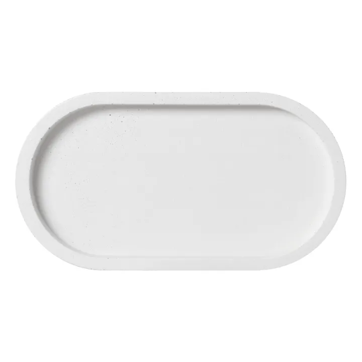 What Matters Plat en béton | Blanc